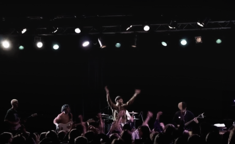Rocco performing with Crape